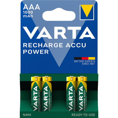 Varta Batterie R03 AAA wiederaufladbar 1000mAh KRT (4)