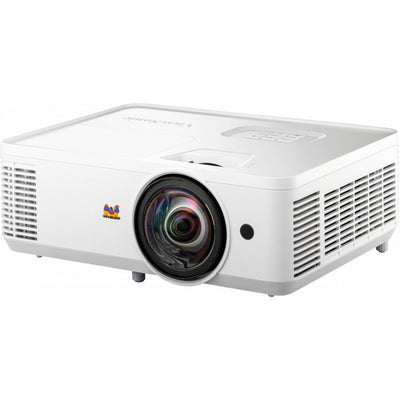 Viewsonic PS502W WXGA Short-Throw-DLP-Projektor (Weiß, 4000 Ansi Lumen, für Unternehmen und Bildungseinrichtungen)