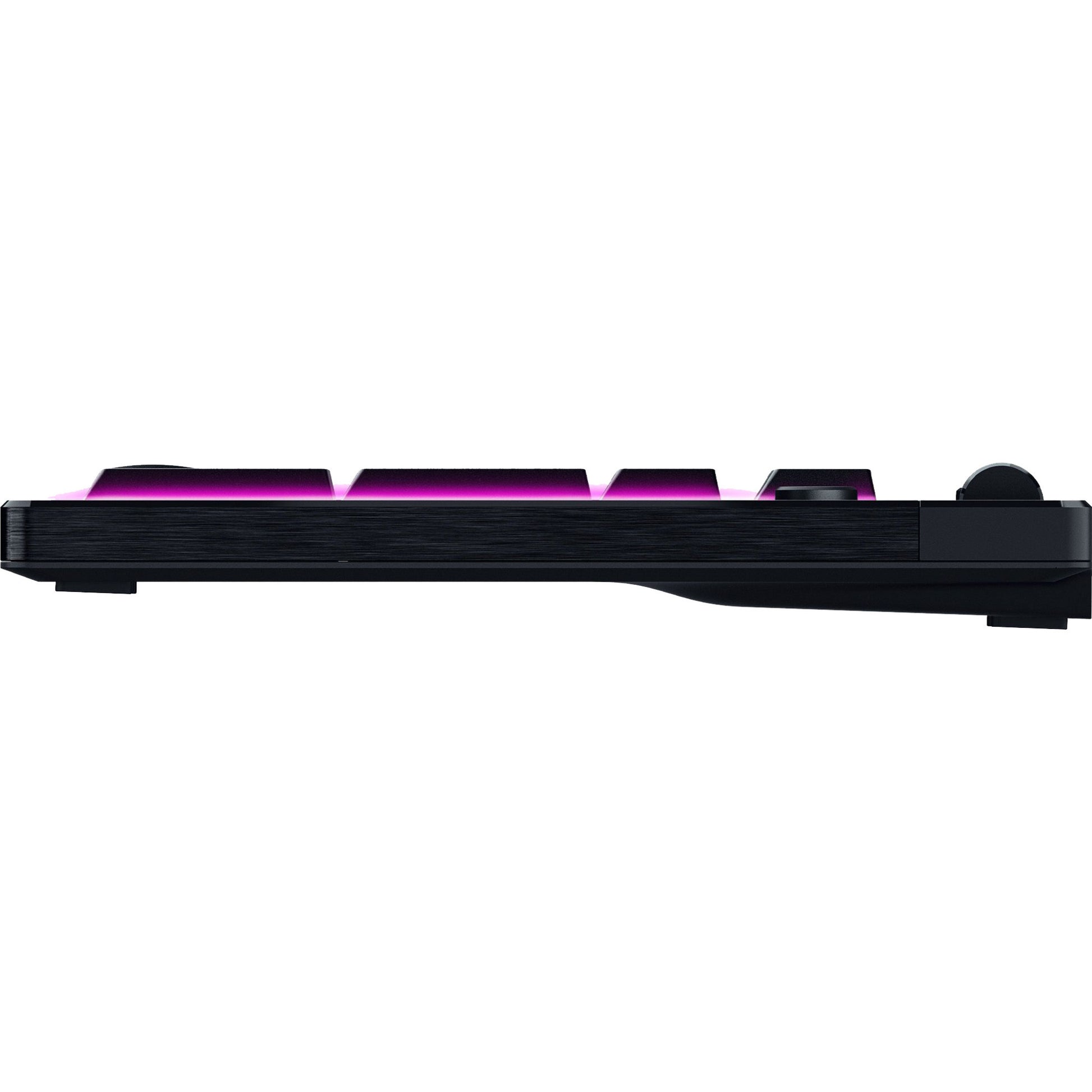 Razer Blackwidow V4 Low-Profile-Hyperspeed-RGB-Mechanische Gaming-Tastatur (Schwarz, US-Layout (QWERTZ), Low-Profile-Gelb, 100 %)