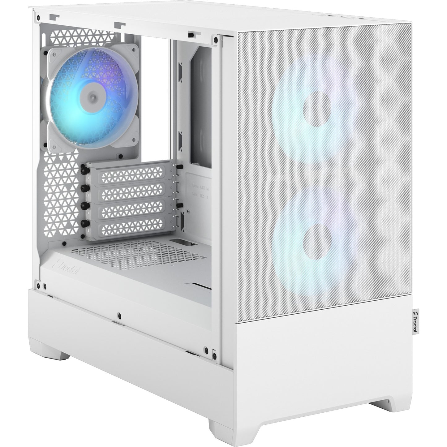 Fractal Design Pop Mini Air RGB Weiß TG Clear Tönung