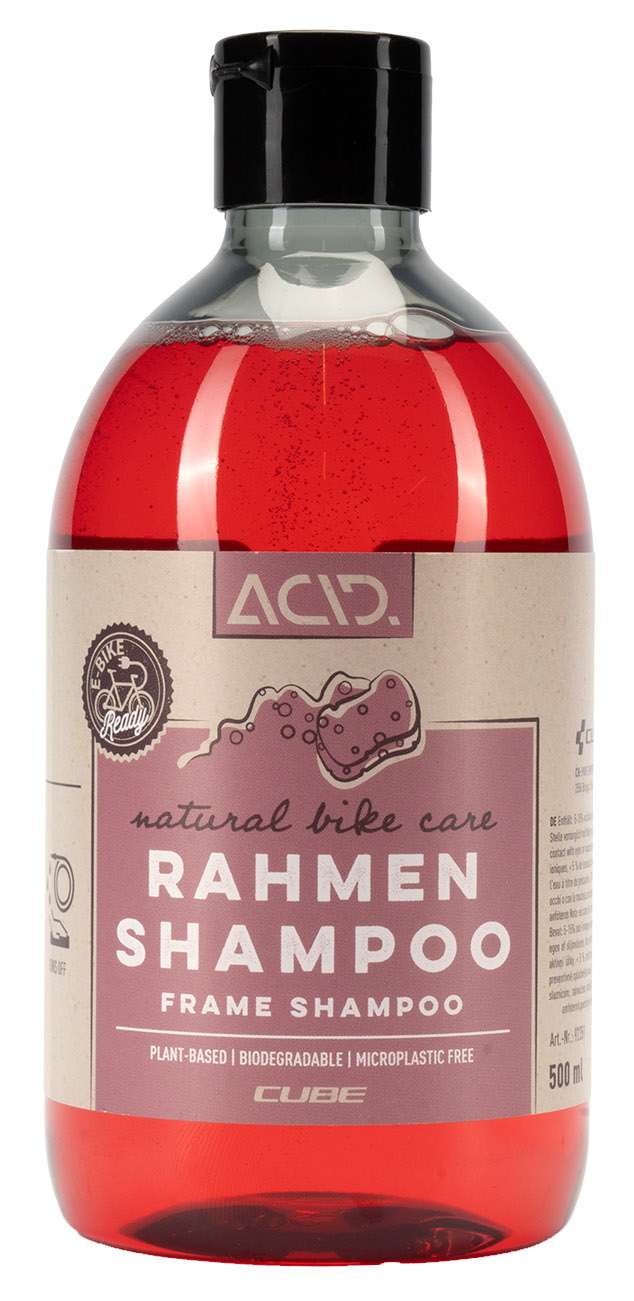 Saures natürliches Fahrradrahmenshampoo 500 ml