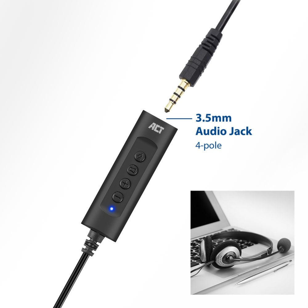 ACT-Konnektivität USB-A External Sound Card
