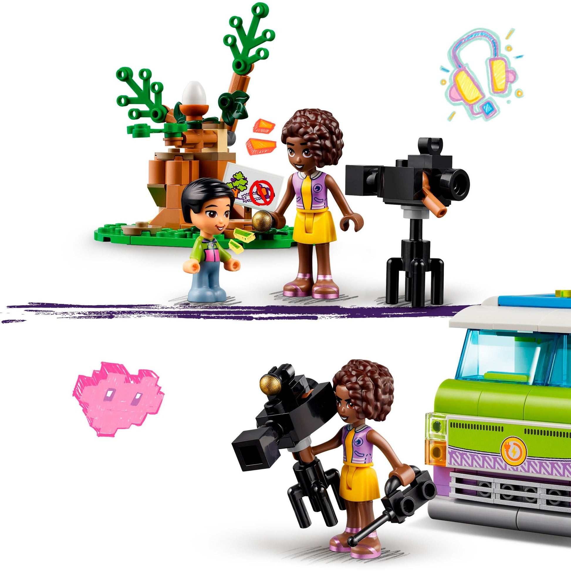Lego Lego Freunde 41749 Nachrichtenbus