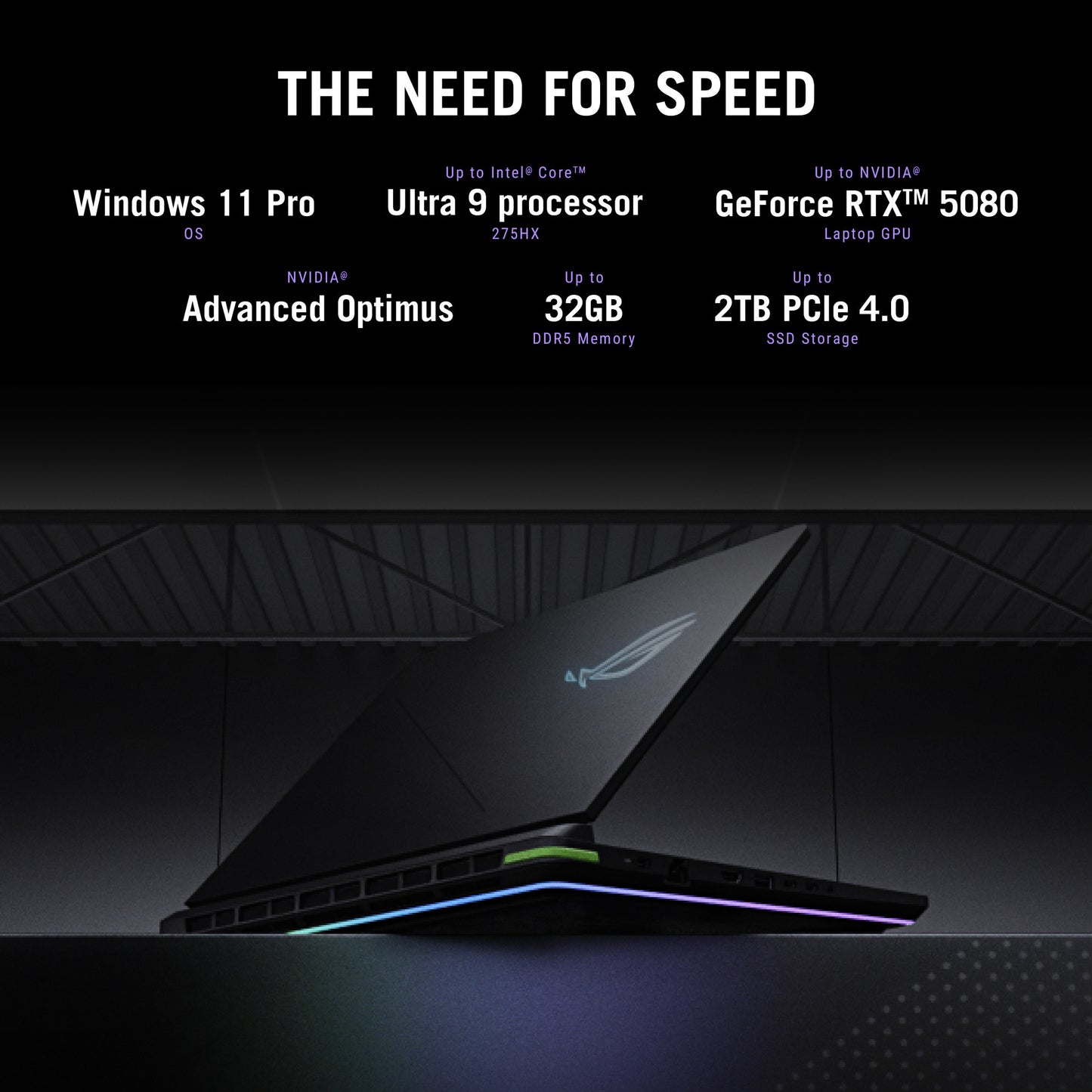 Asus ROG Strix G16 G615LR-S5072W 16 Copilot+ Gaming-Laptop (Schwarzgrau | Core Ultra 9 275HX | RTX 5070 Ti | 32 GB | 1 TB SSD)