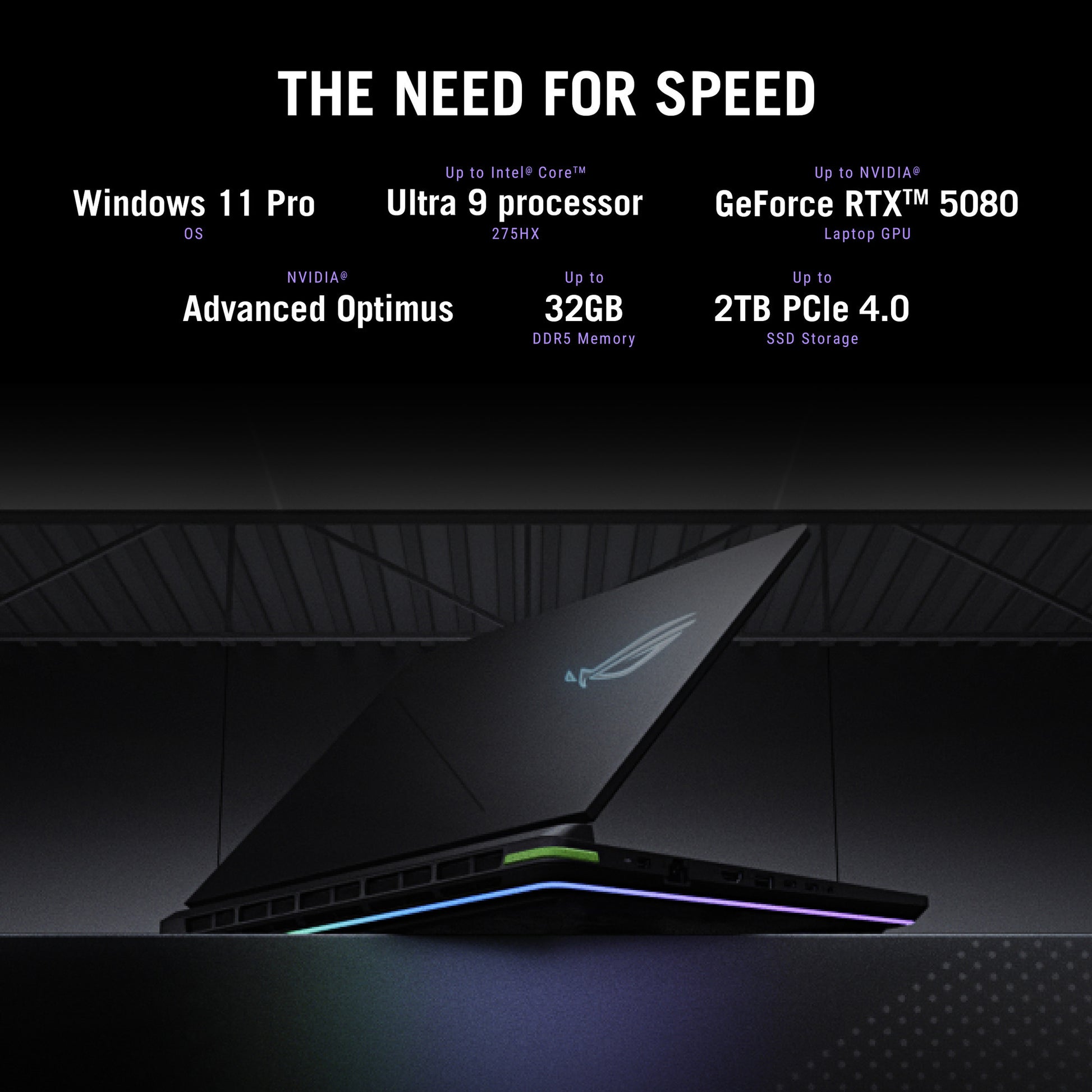 Asus ROG Strix G16 G615LR-S5072W 16 Copilot+ Gaming-Laptop (Schwarzgrau | Core Ultra 9 275HX | RTX 5070 Ti | 32 GB | 1 TB SSD)