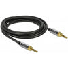 Delock-Stereo-Kabel 3,5 mm 3 Pin-Stecker> 3,5 mm 3 Pin-St.