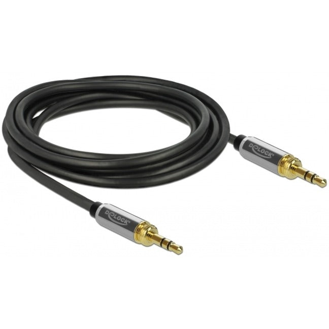 Delock-Stereo-Kabel 3,5 mm 3 Pin-Stecker> 3,5 mm 3 Pin-St.