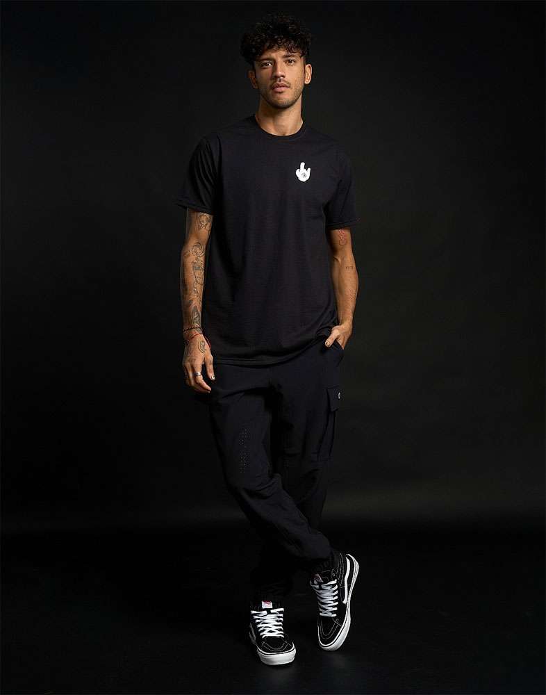 Loose Riders Shred Black – Tech-T-Shirt