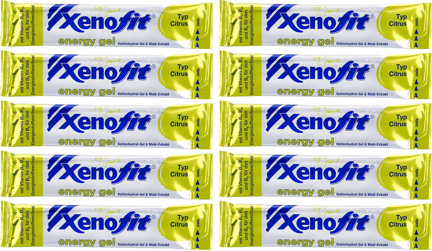 Xenofit Energiegel Zitrus 10x25g