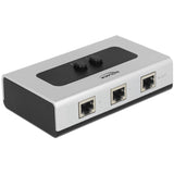 Delock Switch RJ45 10 1000 Mbit / s 2 Port - afbeelding 1