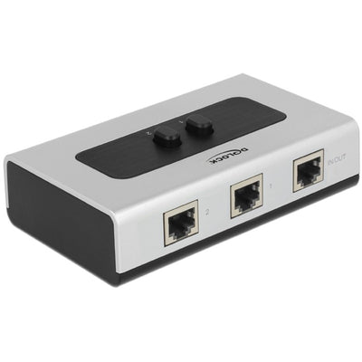 Delock Switch RJ45 10 1000 Mbit / s 2 Port