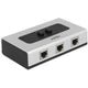 Delock Switch RJ45 10 1000 Mbit / s 2 Port