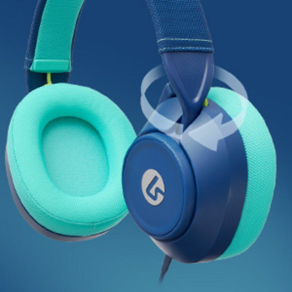 Powera Lucidsound LS10X Gen 2 Kabelgebundenes Gaming-Headset – Mariner Blue Over-Ear-Gaming-Headset (Dunkelblau Hellblau, Xbox Series X|S, Xbox One, PC)