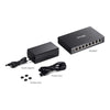 Tp-Link Omada ES208GP 8-Port-Gigabit-Easy-Managed-Switch (schwarz, 8x PoE+)