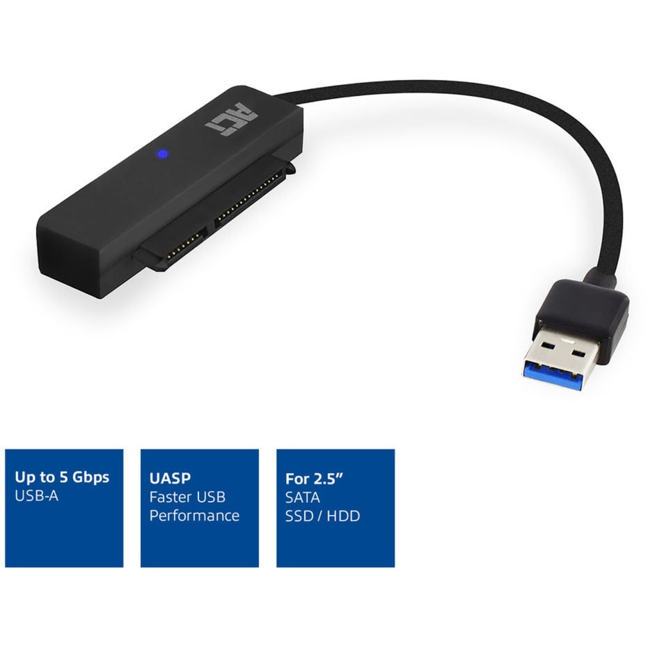 ACT -Konnektivitäts -USB -Adapterkabel auf 2.5 SATA HDD SSD
