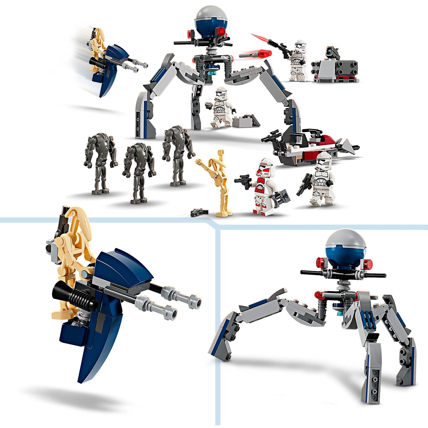 Lego Lego Star Wars 75372 Klon Trooper und Battle Droid Battle Pack