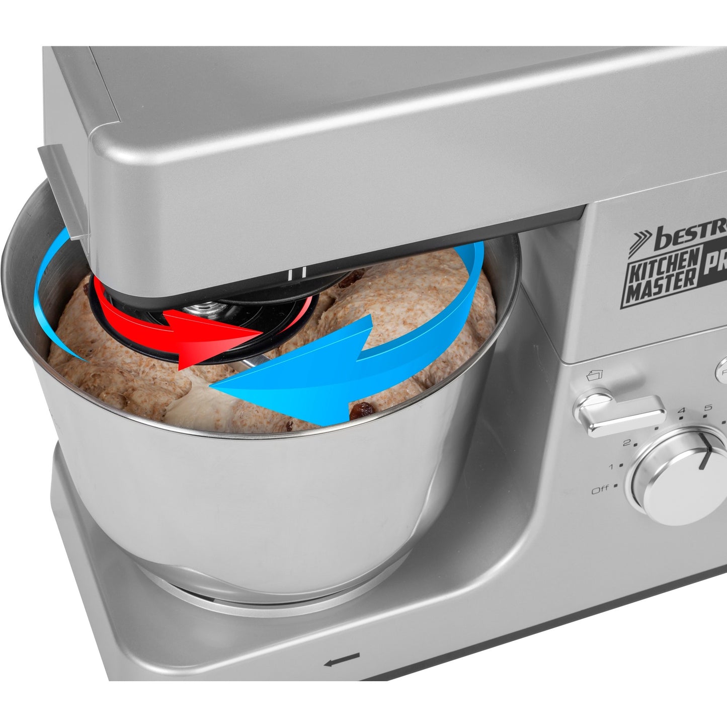 BESTRON AKM1600S 4-in-1-Küchenprozessor Kitchen Profi
