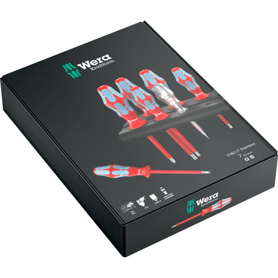 Wera 3165 I 6 Schraubendreher -Set, Edelstahl + Re