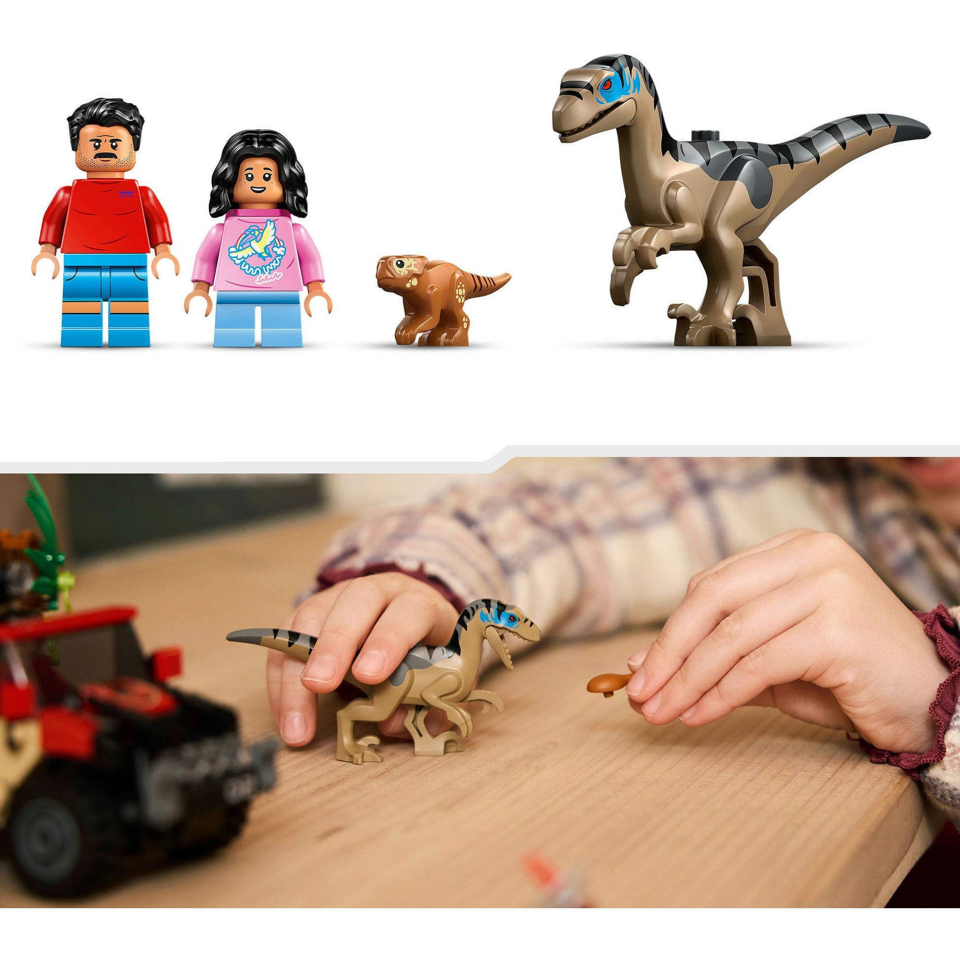 Lego Jurassic World 76972 Offroad -Lautstärke