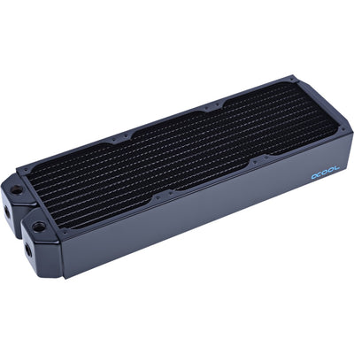 Alphacool nexxxos UT60 Vollkupfer 420-mm-Radiator (schwarz)