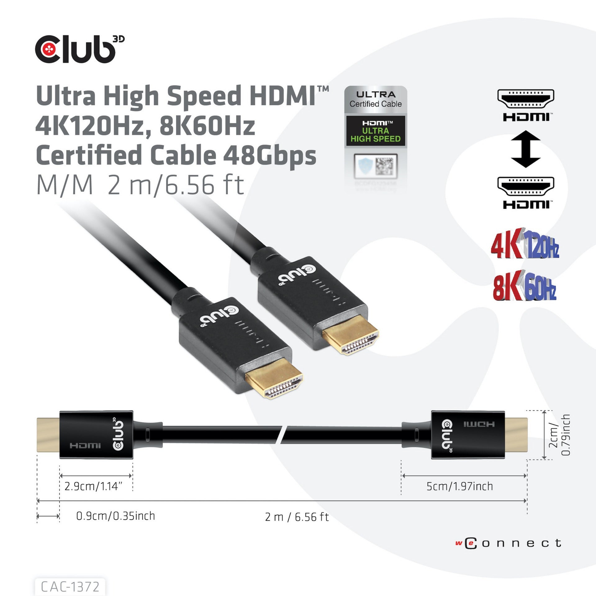 Club 3D Ultrahohling HDMI