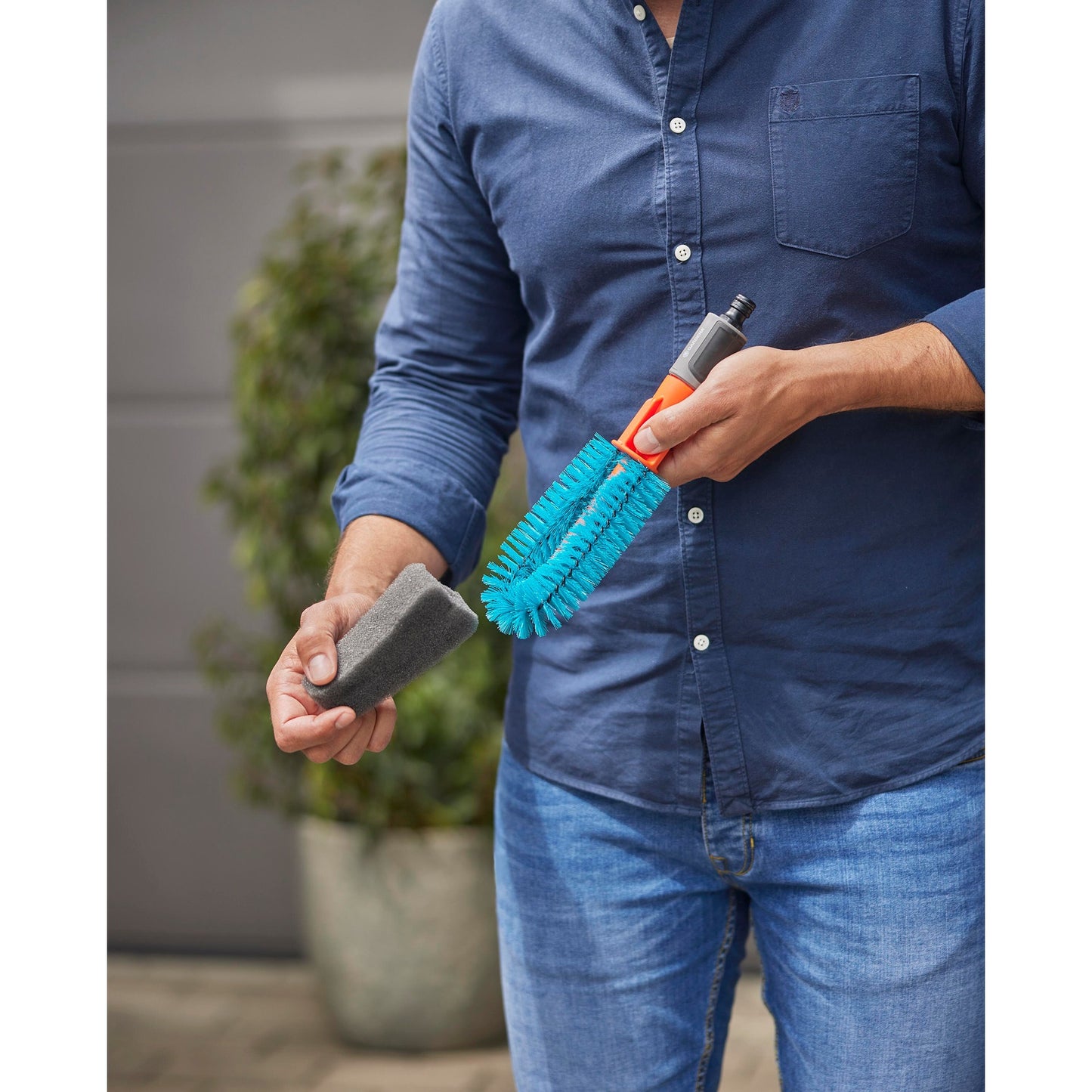 Gardena Cleansystem Fietsbrush, für Fahrräder, Anhänger