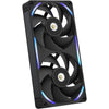 Nzxt f240x RGB-Gehäuselüfter (schwarz, 2 Stück, 240 x 120 x 30 mm, PWM)