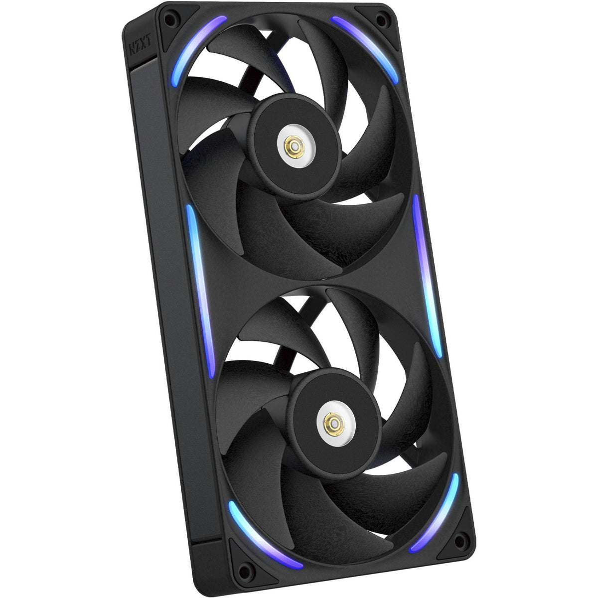 Nzxt f240x RGB-Gehäuselüfter (schwarz, 2 Stück, 240 x 120 x 30 mm, PWM)