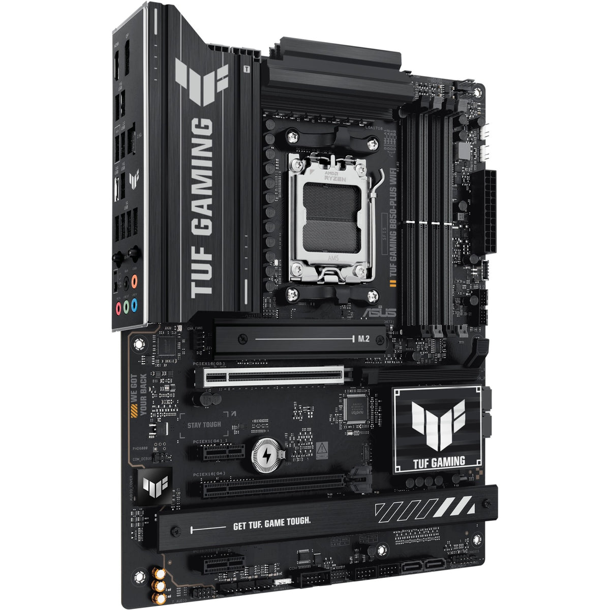 Asus Tuf Gaming B850-Plus Wi-Fi Sockel AM5 Motherboard (RAID, 2,5 GB-LAN, Wi-Fi 7, BT, Sound, ATX)