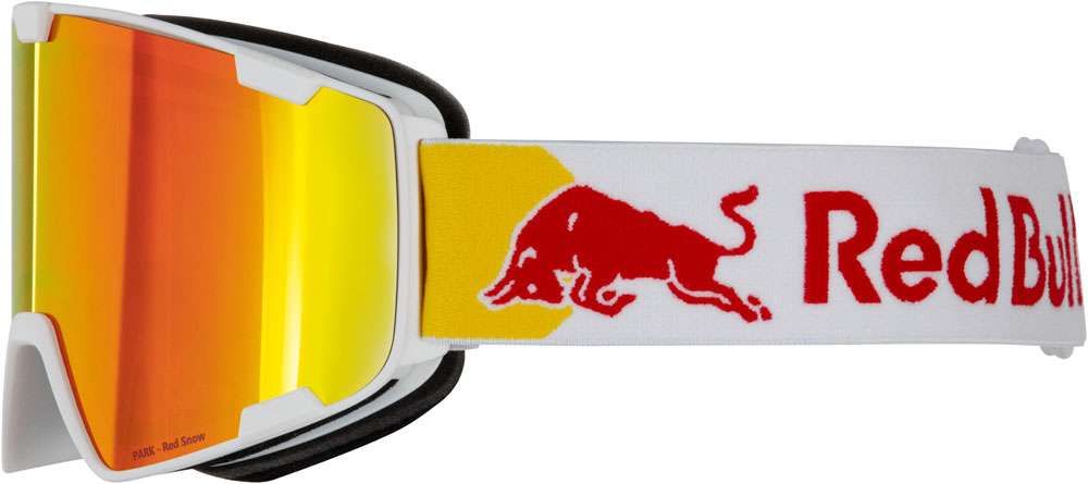 Red Bull Spect Eyewear Park-21re2 Orange mit rotem Spiegel – Skibrille