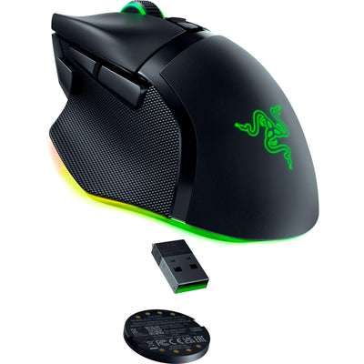 Razer Basilisk V3 Pro 35K Gaming-Maus (Schwarz, USB Bluetooth Hyperspeed Wireless, 35000 dpi, Chroma RGB)