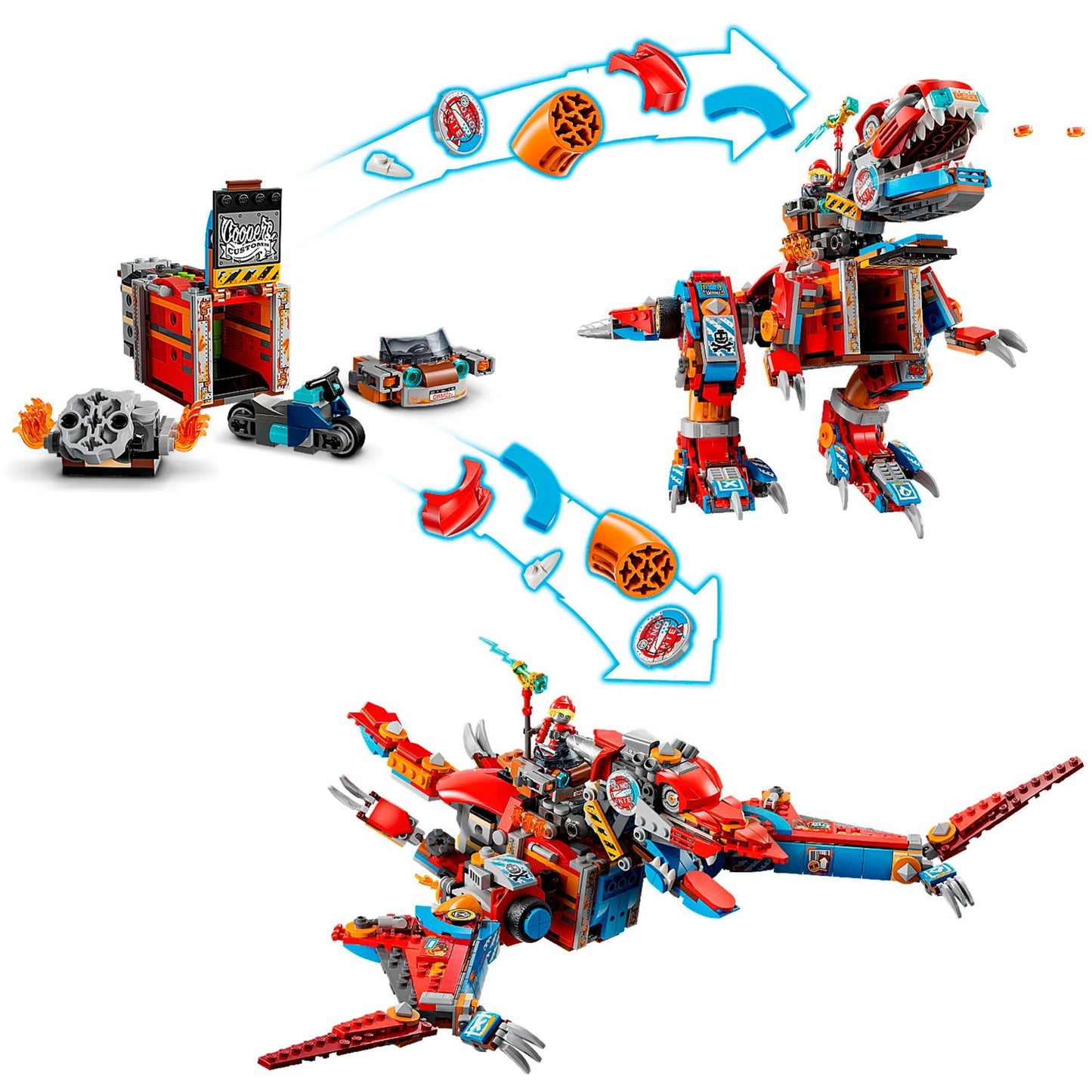 Lego Lego Dreamzzz 71484 Coopers Robotdinosaurus c. Rex