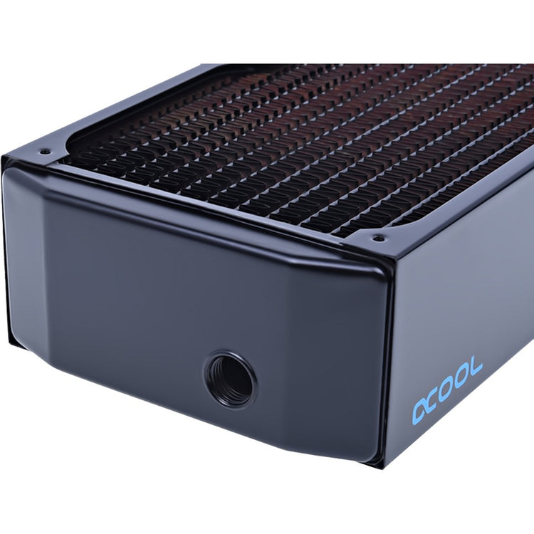 Alphacool nexxxos UT60 Vollkupfer 420-mm-Radiator (schwarz)