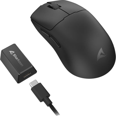 Sharkoon Skiller SGM70W Gaming-Maus (schwarz, 400–26.000 dpi)