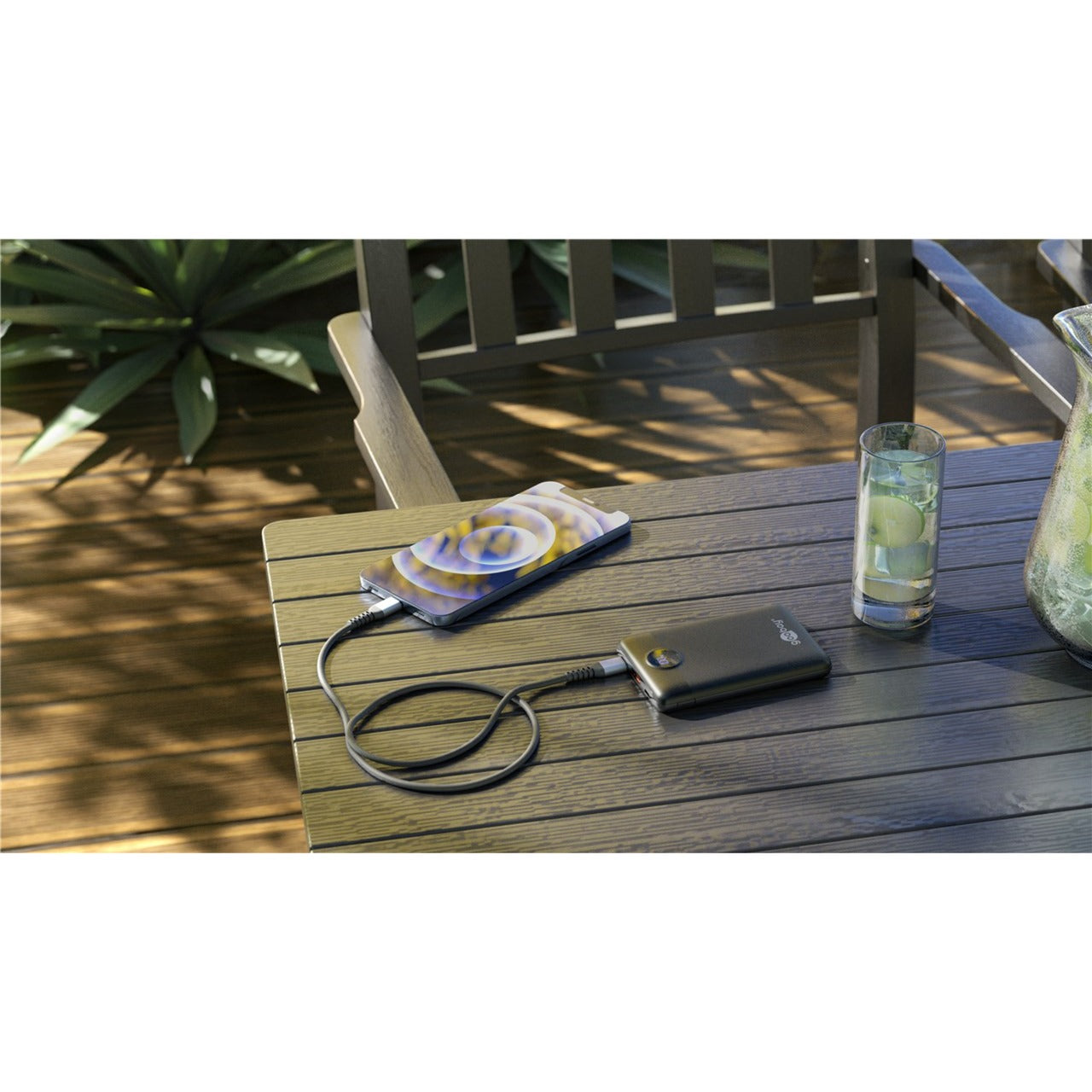 Goobay Powerbank Compact 10.000 mah