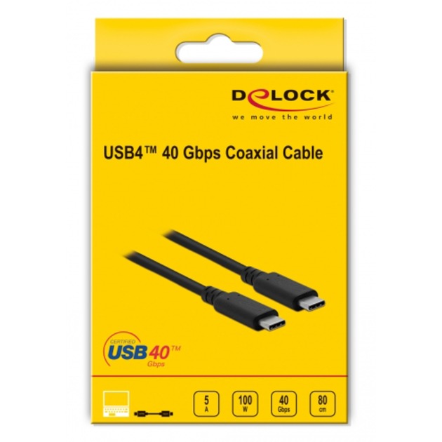 Delock USB4 40 Gbit / s koaxial