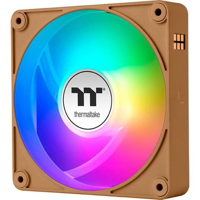 Thermaltake CT120 EX ArGB Sync PC-Lüfter Gravel Sand (3-Lüfter-Pack) Gehäuselüfter (hellbraun, 3 Stück, 120 x 120 x 25 mm, PWM)