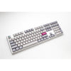 Ducky One 3 Mist Grey, Tastatur (Hellgrau, US-Layout, Cherry MX Red, RGB-LED, Double-Shot PBT, Hot-Swap-fähig, Quack-Mechanik)