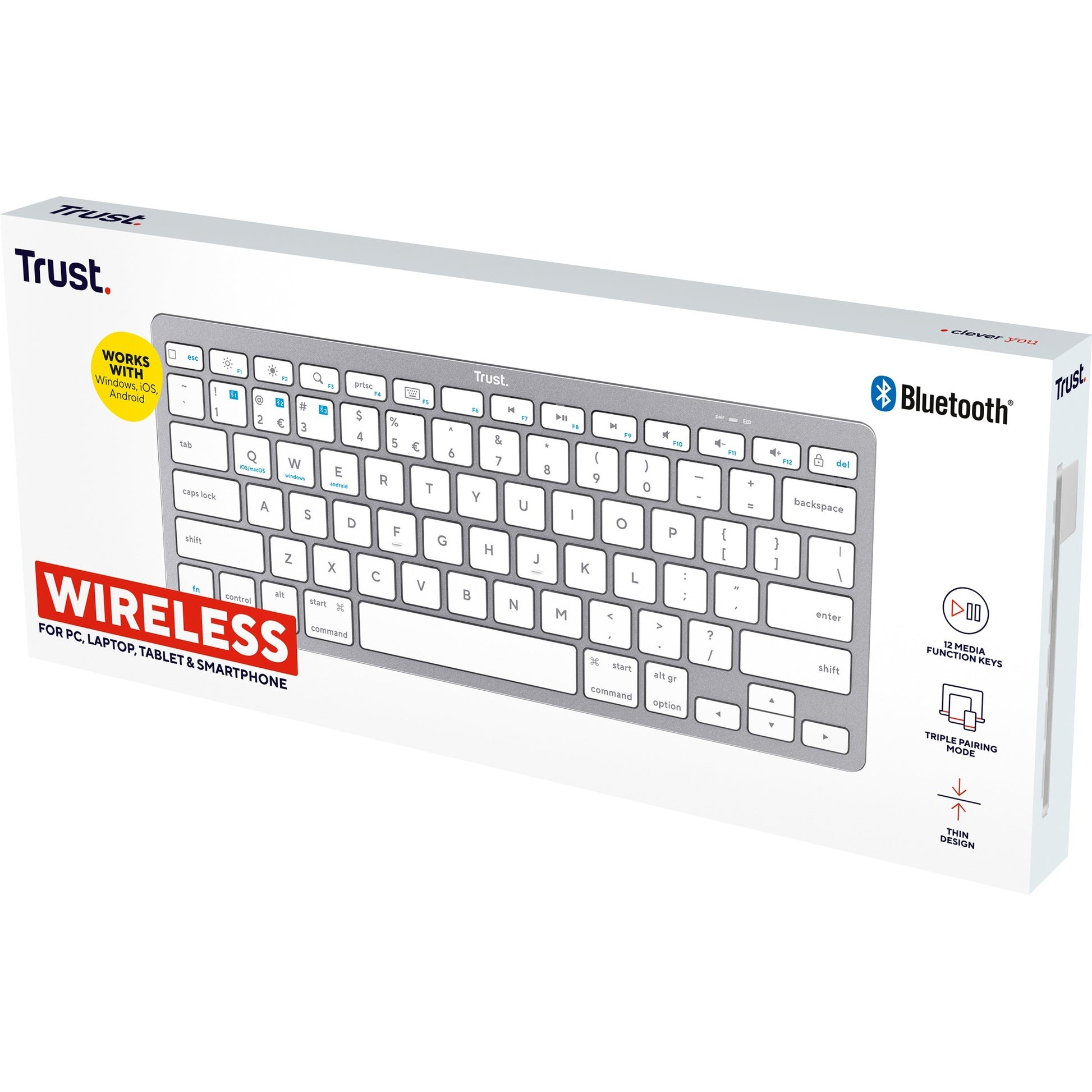Vertrauen Sie die drahtlose Bluetooth -Tastatur