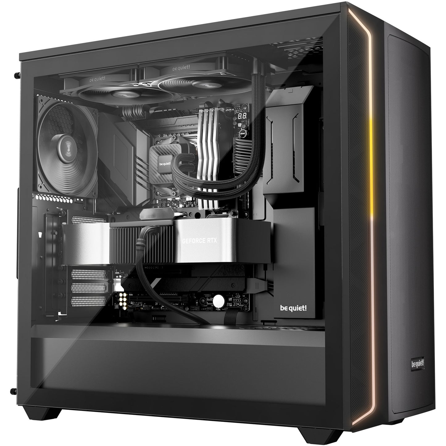 Ruhig sein! Pure Loop 3 280 Wasserkühlung (schwarz, PWM)