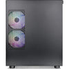 Thermaltake View 170 tg argb Mini-Tower-Gehäuse (schwarz | 2x USB-A | RGB | gehärtetes Glas)