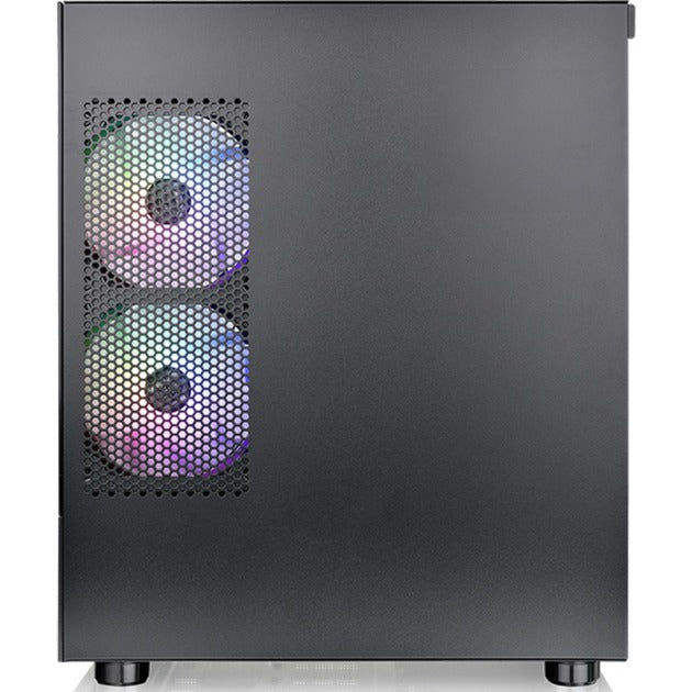 Thermaltake View 170 tg argb Mini-Tower-Gehäuse (schwarz | 2x USB-A | RGB | gehärtetes Glas)