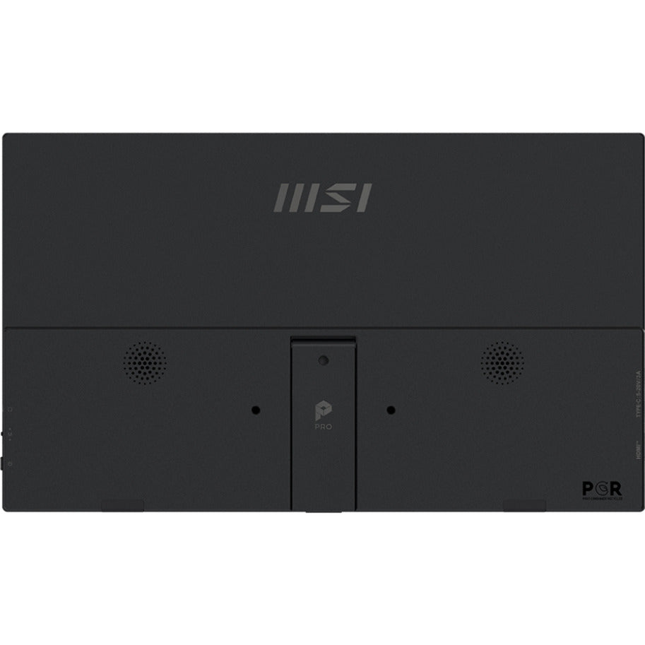 MSI Pro MP165 E6 15,6 Monitor (schwarz, HDMI, 2x USB-C)