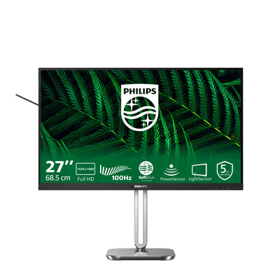 Philips 27b2g5200 27 Monitor (Silber Schwarz, VGA, HDMI, Display Port, USB, Audio, 100 Hz)