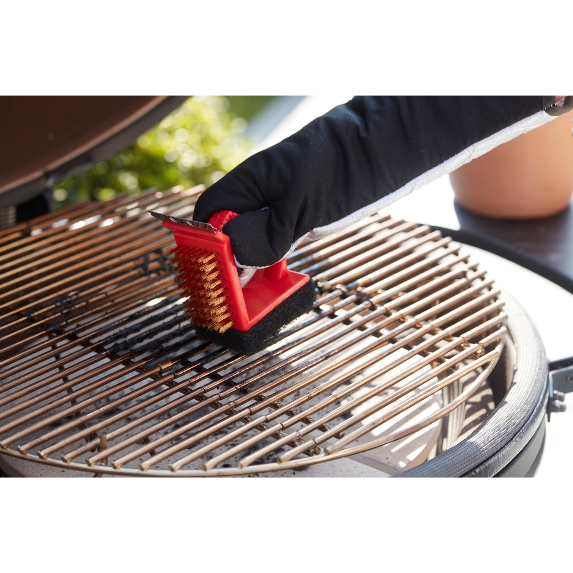 Grill 3-in-1-Pinsel rot