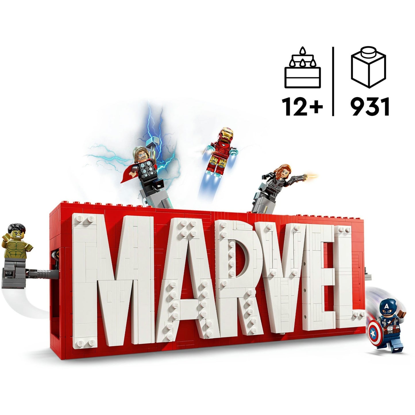 Lego Lego Super Heroes 76313 Logo und Minifiguren