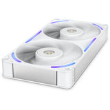 Nzxt f240x RGB-Gehäuselüfter (weiß, 2 Stück, 240 x 120 x 30 mm, PWM) - afbeelding 3