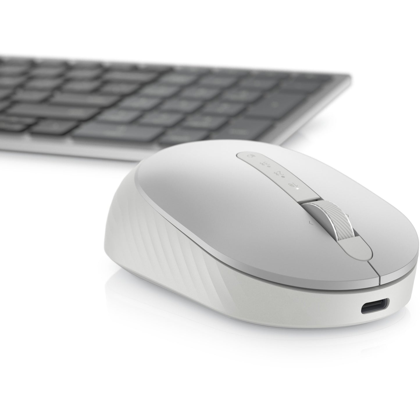 Dell Pro Premium Kompaktmaus – MS7421W (Silberweiß, 1000–4000 dpi)