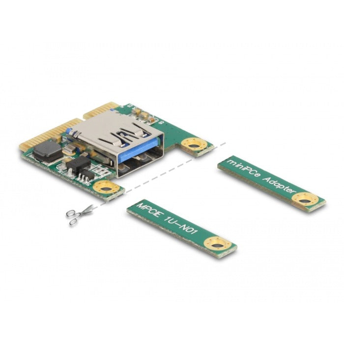 Delock mini pcie i o 1 x USB 2.0 Typ-A weiblich in voller Größe