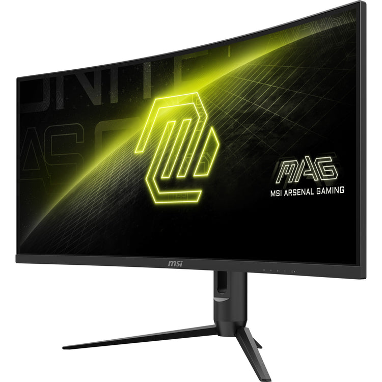 MSI Mag 342CQR E2 34 gebogener Ultrawide-Gaming-Monitor (schwarz, 2x HDMI, Display-Port, 180 Hz)